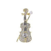 IG Style Human Leaf Flower Alloy Inlay Rhinestones Unisex Brooches sku image 12
