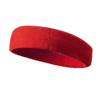 Unisex Sports Solid Color Cotton Hair Band sku image 1