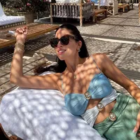 Women's Vacation Color Block 1 Piece One Piece Swimwear main image 5