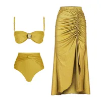 Women's Vacation Color Block 1 Piece One Piece Swimwear sku image 4
