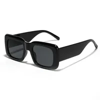 Streetwear Solid Color Leopard Ac Square Full Frame Men's Sunglasses main image 2