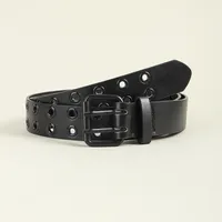 Casual Simple Style Classic Style Solid Color Pu Leather Belt Buckle Women's Leather Belts main image 8
