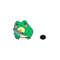 Cartoon Style Cute Frog Alloy Stamping Stoving Varnish Plating Unisex Brooches sku image 50