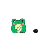 Cartoon Style Cute Frog Alloy Stamping Stoving Varnish Plating Unisex Brooches sku image 44