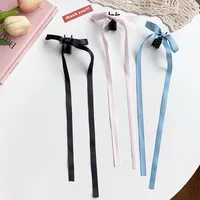 Women's Simple Style Classic Style Bow Knot Plastic Cloth Braid Hair Clip main image 2