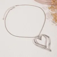 Simple Style Classic Style Heart Shape Zinc Alloy 14K Gold Plated Women's Pendant Necklace main image 3