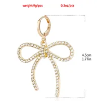 Modern Style Simple Style Bow Knot Copper Handmade Plating 18k Gold Plated Jewelry Set sku image 17