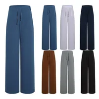 Women's Daily Streetwear Solid Color Full Length Casual Pants Wide Leg Pants main image 2