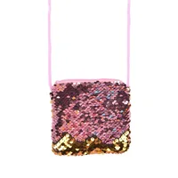 Women's Colorful Sequin Zipper Kids Wallets sku image 2