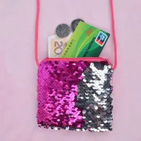 Women's Colorful Sequin Zipper Kids Wallets main image 4