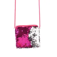 Women's Colorful Sequin Zipper Kids Wallets sku image 4