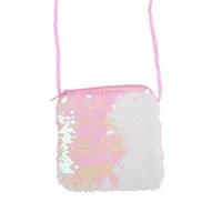 Women's Colorful Sequin Zipper Kids Wallets sku image 3