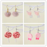 1 Pair Cute Lady Sweet Geometric Candy Zinc Alloy Drop Earrings main image 1