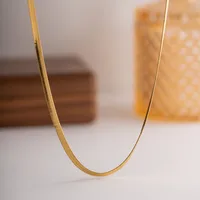 Wholesale Jewelry Simple Style Chain Stainless Steel Titanium Steel Plating Necklace main image 3