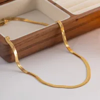 Wholesale Jewelry Simple Style Chain Stainless Steel Titanium Steel Plating Necklace main image 1