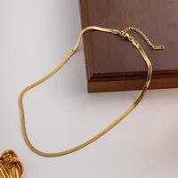 Wholesale Jewelry Simple Style Chain Stainless Steel Titanium Steel Plating Necklace main image 5