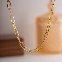 Wholesale Jewelry Simple Style Return Stainless Steel Titanium Steel Plating Pendant Necklace main image 6
