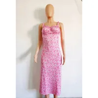 Women's Sheath Dress Vacation U Neck Sleeveless Flower Midi Dress Outdoor Daily Beach main image 3