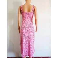 Women's Sheath Dress Vacation U Neck Sleeveless Flower Midi Dress Outdoor Daily Beach main image 2