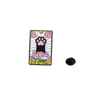 Cartoon Style Cat Alloy Stoving Varnish Unisex Brooches sku image 1