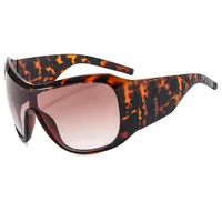 Simple Style Classic Style Solid Color Leopard Pc Square Full Frame Women's Sunglasses main image 2