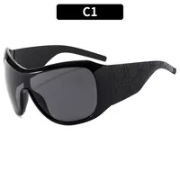 Simple Style Classic Style Solid Color Leopard Pc Square Full Frame Women's Sunglasses sku image 1