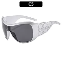 Simple Style Classic Style Solid Color Leopard Pc Square Full Frame Women's Sunglasses sku image 4