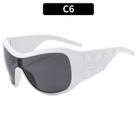 Simple Style Classic Style Solid Color Leopard Pc Square Full Frame Women's Sunglasses sku image 8
