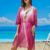 Women's Simple Style Gradient Color Tankinis Swimwear main image 2