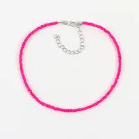 Bohemian Rice Beads Short Necklace Choker Nhct150464 sku image 6
