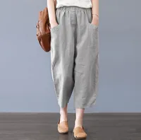 Women's Daily Simple Style Solid Color Ankle-Length Casual Pants Wide Leg Pants main image 2