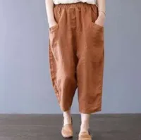 Women's Daily Simple Style Solid Color Ankle-Length Casual Pants Wide Leg Pants main image 1