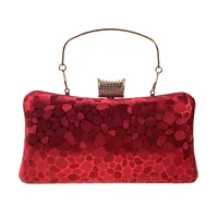 Women's Medium Pu Leather Solid Color Elegant Vintage Style Square Buckle Evening Bag main image 1