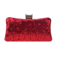 Women's Medium Pu Leather Solid Color Elegant Vintage Style Square Buckle Evening Bag sku image 1