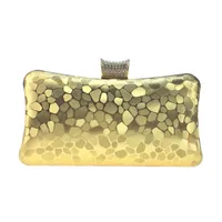 Women's Medium Pu Leather Solid Color Elegant Vintage Style Square Buckle Evening Bag sku image 4