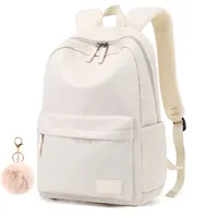 Waterproof 20 Inch Solid Color Casual School School Backpack main image 1