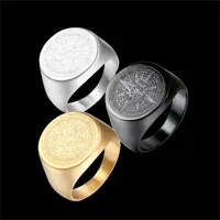 Simple Style Solid Color 304 Stainless Steel None 18K Gold Plated Unisex Rings main image 1