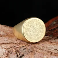 Simple Style Solid Color 304 Stainless Steel None 18K Gold Plated Unisex Rings main image 5