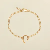 Wholesale Jewelry Casual Solid Color 201 Stainless Steel 18K Gold Plated Gold Plated Plating Bracelets main image 4