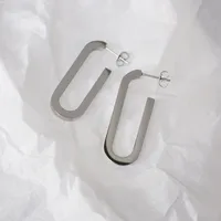1 Pair Simple Style Classic Style Geometric Alloy Earrings main image 1