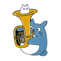 Cute Cat Alloy Stoving Varnish Unisex Brooches sku image 31