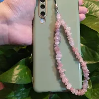 Casual Solid Color Coral Stoving Varnish Mobile Phone Chain main image 2