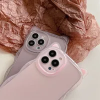 Cute Solid Color Tpu   Phone Cases main image 4