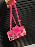 Elegant Lady Flower Silica Gel   Phone Cases main image 3