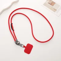Simple Style Solid Color Pu Leather Knitting Chain Mobile Phone Chain sku image 9