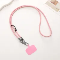 Simple Style Solid Color Pu Leather Knitting Chain Mobile Phone Chain sku image 10