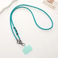 Simple Style Solid Color Pu Leather Knitting Chain Mobile Phone Chain sku image 3