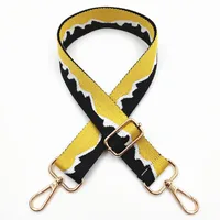 Polyester Color Block Bag Strap sku image 1
