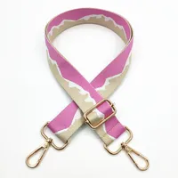 Polyester Color Block Bag Strap sku image 12