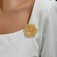 Elegant Flower Alloy Women's Brooches 1 Piece main image 5